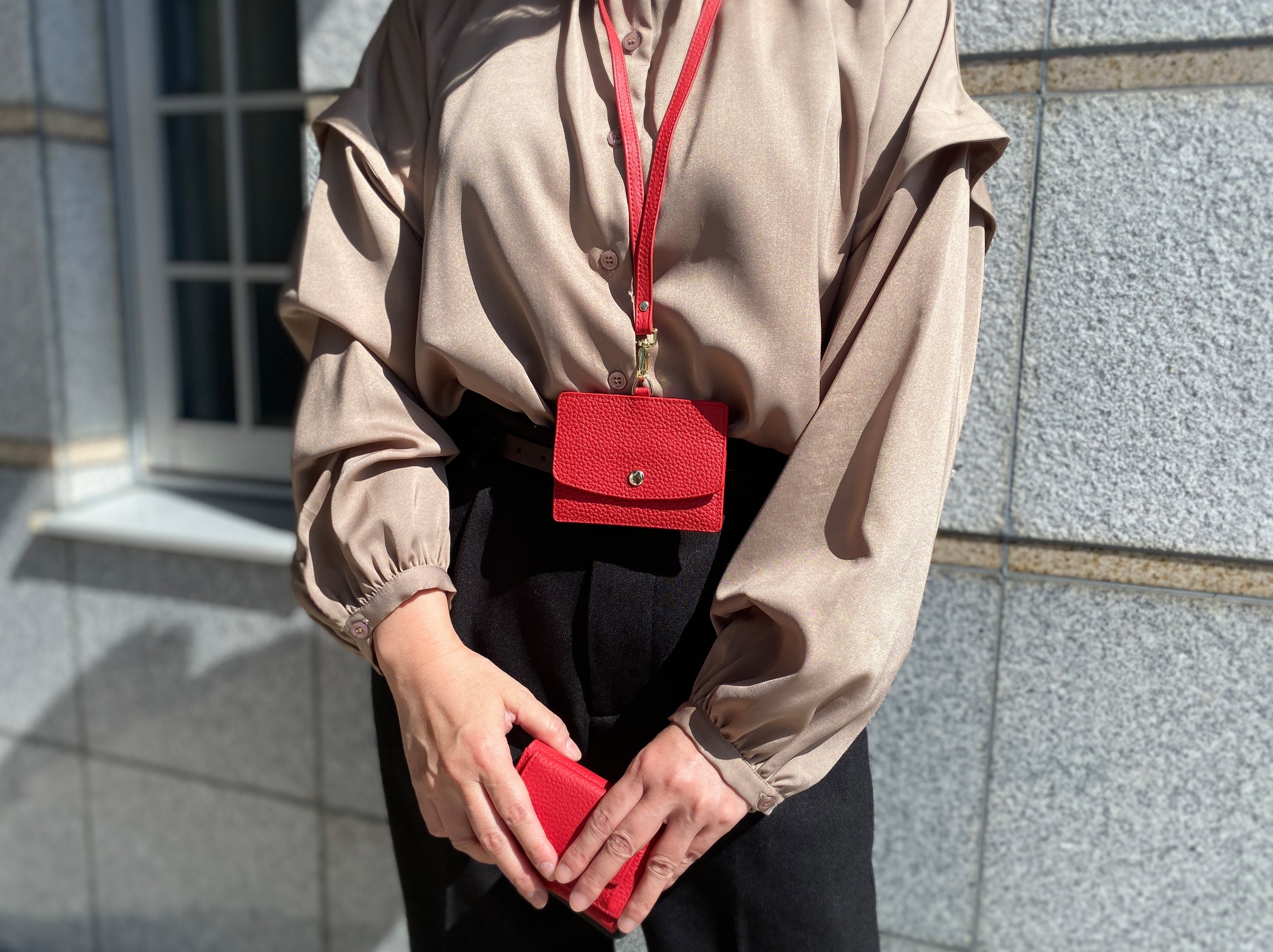 Charis Poche【財布・IDケース 2点セット】ab-lw005-cd501-2set
