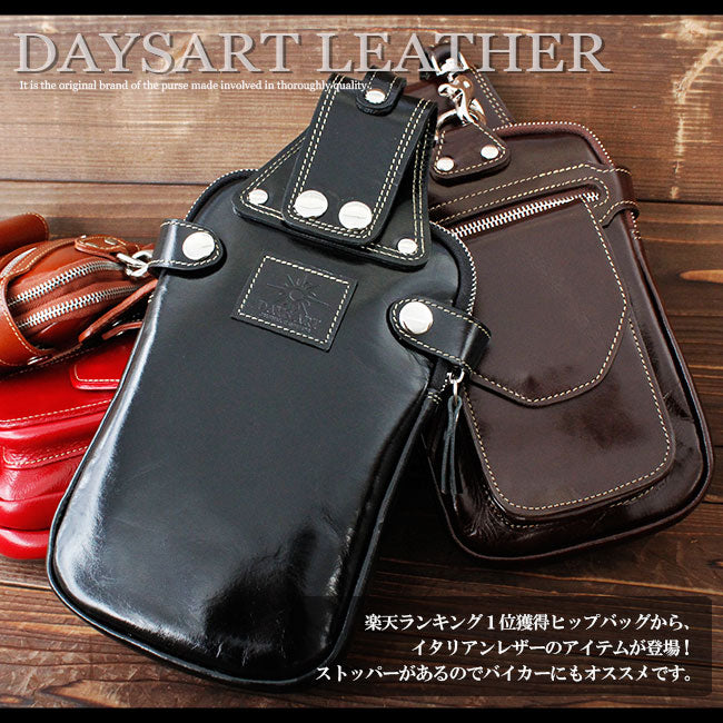 DAYSART 本革 ヒップバッグ lb057