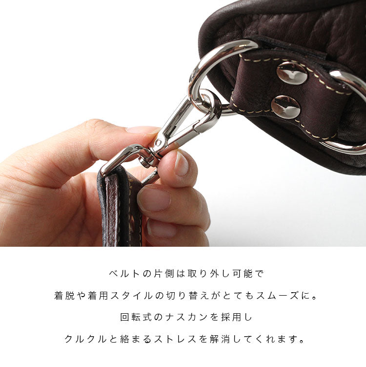 DAYSART 本革 スリングバッグ lb155