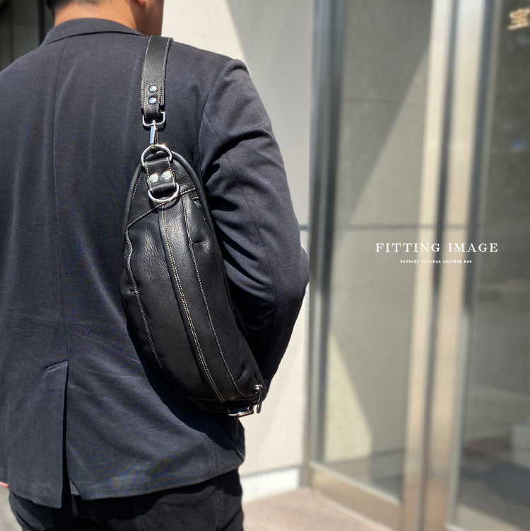 DAYSART 本革 スリングバッグ lb155