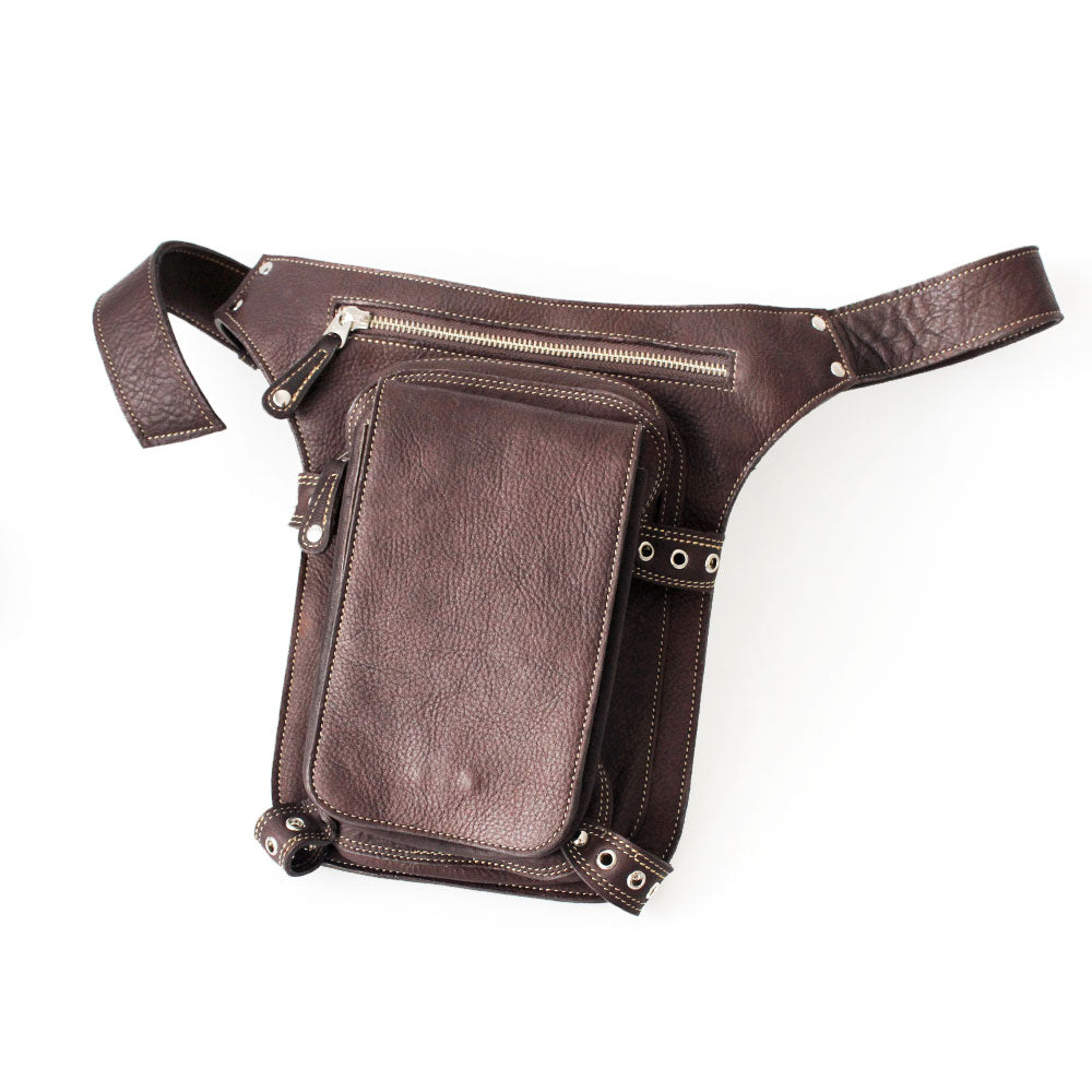 良品】タンデム オールドスクール ホルスター バッグ レザー 本革