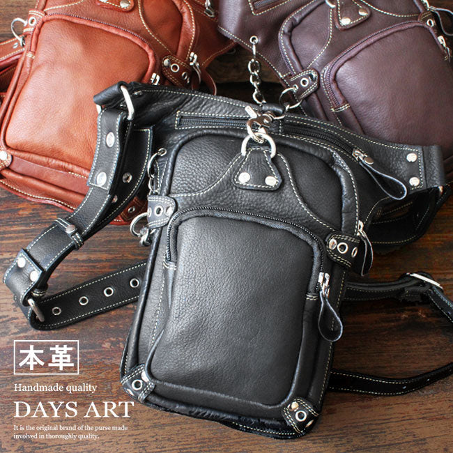 DAYSART 本革 レッグポーチ lb302