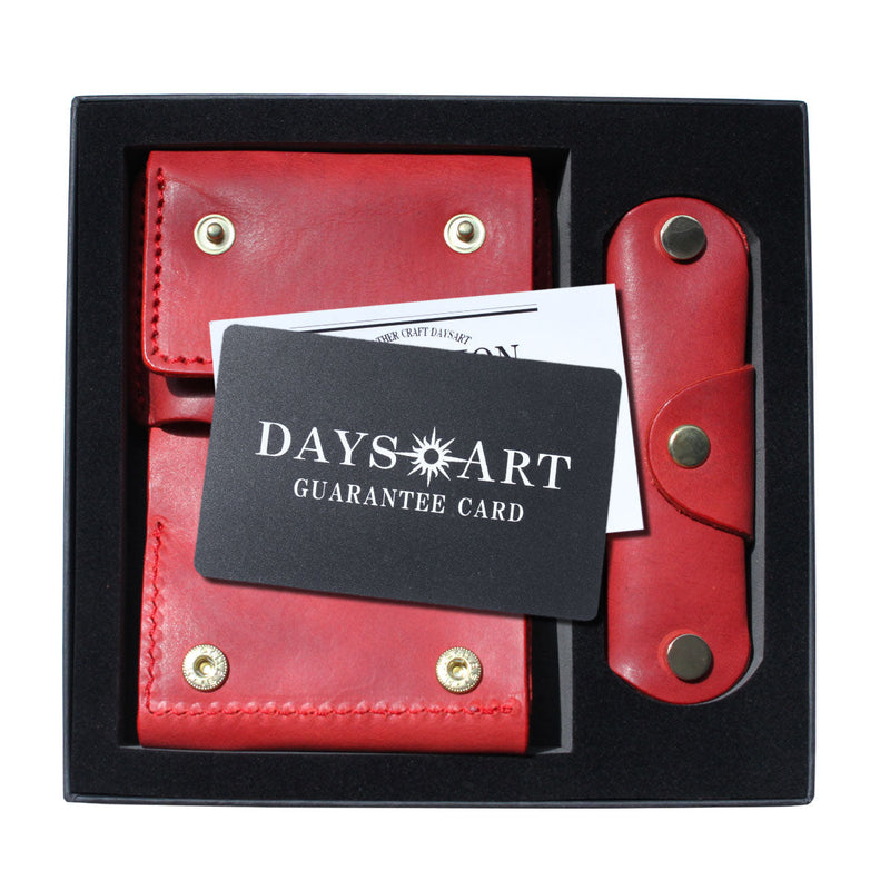 DAYSART 本革 コンパクトウォレット BOXセット lw219-2set